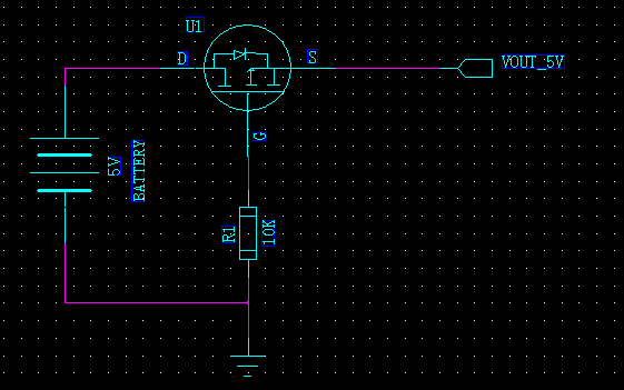 MOS管防反接電路