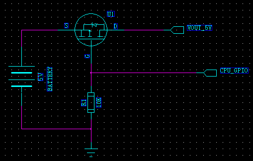 MOS管的防反接電路