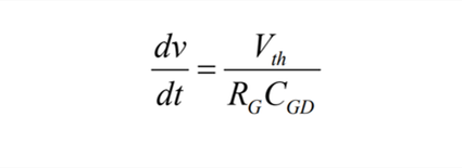 dV/dt MOSFET