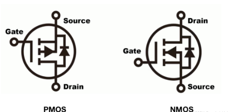 NMOS PMOS 三極管 區別