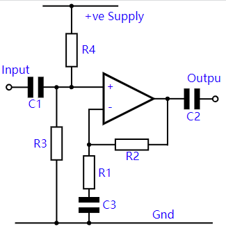 運算和同相放大器電路