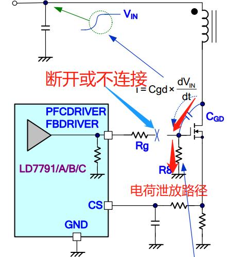 MOSFET柵極 源極 下拉電阻